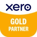 Xero Gold Partner badge for Trinity Accounting Practice, an Australian firm based in Beverly Hills, NSW, highlighting their certified partnership with Xero accounting software.