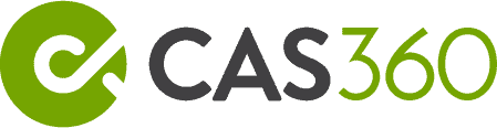Screenshot of CAS360 compliance management software dashboard showing client data, notifications, and task tracking for Australian accounting firms.