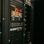 Server room representing overseas software and cloud SaaS providers, and Australian withholding tax
