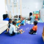 Children playing in a childcare centre room, representing accountants for childcare businesses in Sydney